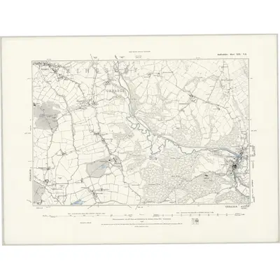 1879 Map of Staffordshire XIX.NE, 1888 Print
