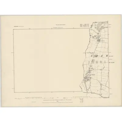1882 Map of Staffordshire XLII.SE , XLVIII.NE, XLVIII.SE, 1884 Print