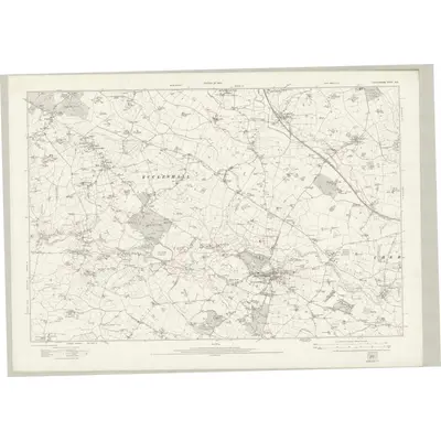 1921 Map of Staffordshire XXIX, 1925 Print