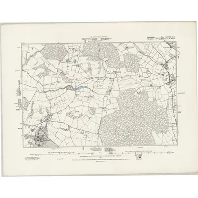 1879 Map of Staffordshire XXVIII.NE, 1889 Print