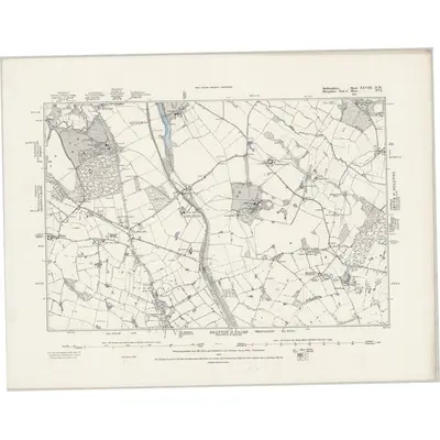 1879 Map of Staffordshire XXVIII.NW, 1889 Print