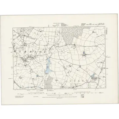 1879 Map of Staffordshire XXVIII.SE, 1889 Print