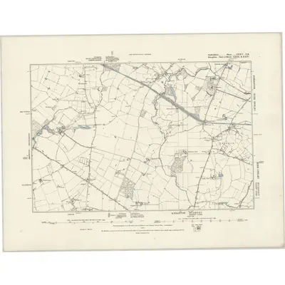 1879 Map of Staffordshire XXXV.NE, 1889 Print