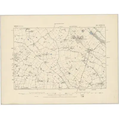 1881 Map of Staffordshire XXXVIII.SE, 1884 Print