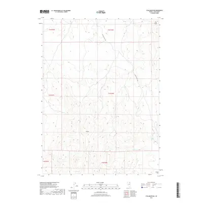 2018 Map of Stag Mountain, 2018 Print