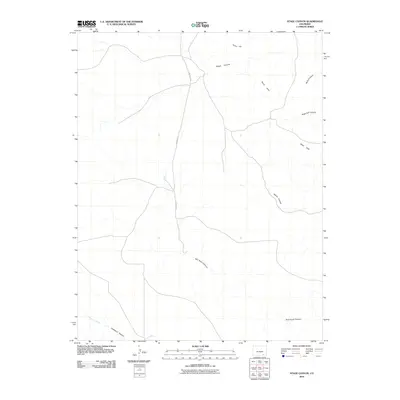 2010 Map of Stage Canyon, 2010 Print