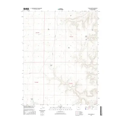 2016 Map of Stage Canyon, 2016 Print