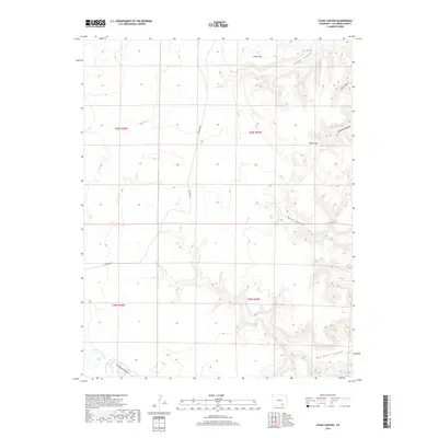 2019 Map of Stage Canyon, 2019 Print