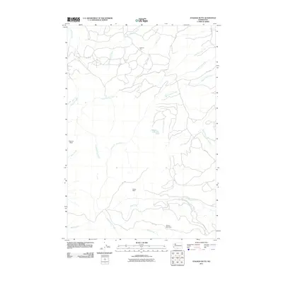 2011 Map of Stagman Butte, 2011 Print