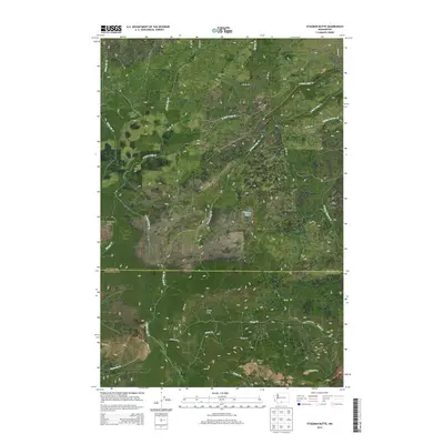2013 Map of Stagman Butte, 2013 Print