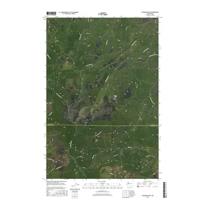 2017 Map of Stagman Butte, 2017 Print