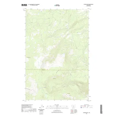 2020 Map of Stagman Butte, 2020 Print
