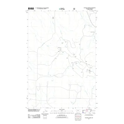 2011 Map of Stagville Draw, 2011 Print