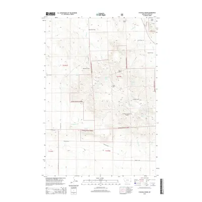 2014 Map of Stagville Draw, 2014 Print