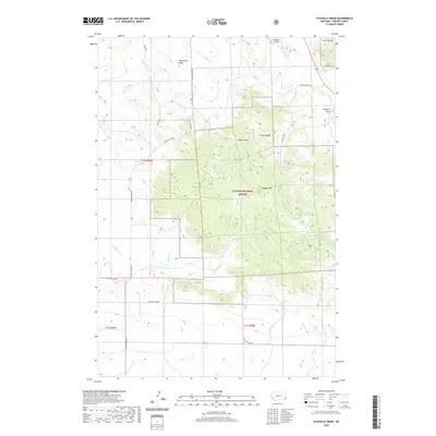 2020 Map of Stagville Draw, 2020 Print