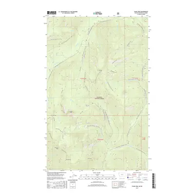 2017 Map of Stahl Peak, 2017 Print