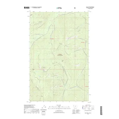 2020 Map of Stahl Peak, 2020 Print