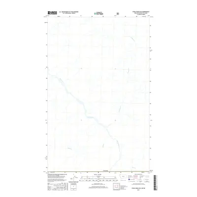 2017 Map of Stahl Peak OE N, 2017 Print