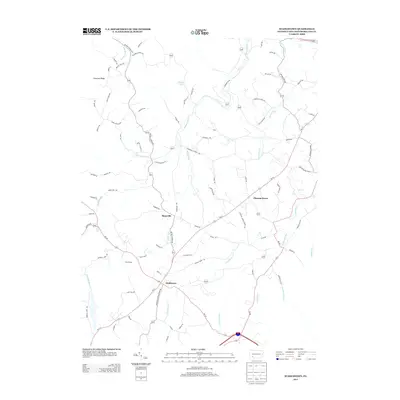 2013 Map of Stahlstown, 2013 Print