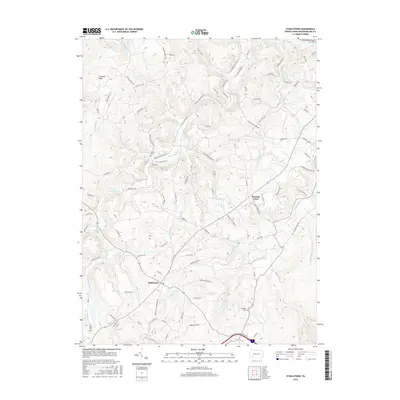2016 Map of Stahlstown, 2016 Print