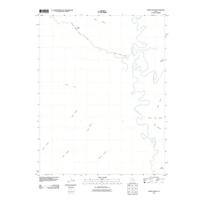 2011 Map of Stair Canyon, 2011 Print
