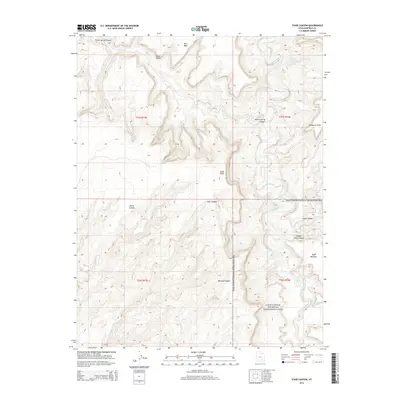 2014 Map of Stair Canyon, 2014 Print