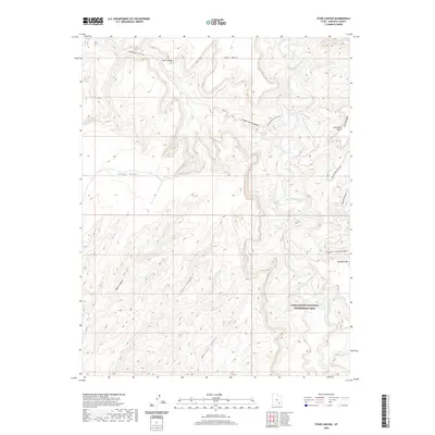 2020 Map of Stair Canyon, 2020 Print