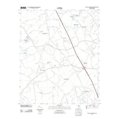 2011 Map of Staley Crossroads, 2011 Print