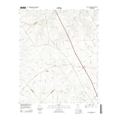 2014 Map of Staley Crossroads, 2014 Print