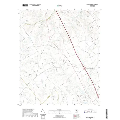 2020 Map of Staley Crossroads, 2020 Print