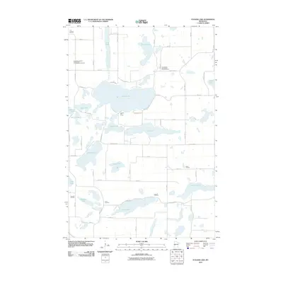 2010 Map of Stalker Lake, 2010 Print