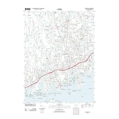 2012 Map of Stamford, 2012 Print