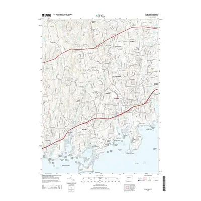 2015 Map of Stamford, 2015 Print