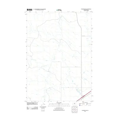 2012 Map of Stamford NW, 2012 Print