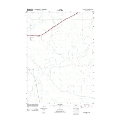 2012 Map of Stamford SW, 2012 Print