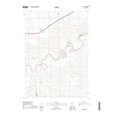 2017 Map of Stamford SW, 2017 Print