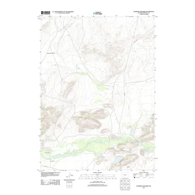 2012 Map of Stampede Meadow, 2012 Print