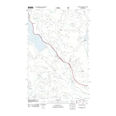 2011 Map of Stampede Pass, 2011 Print