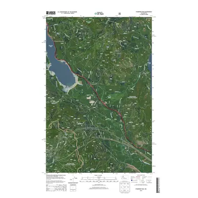 2014 Map of Stampede Pass, 2014 Print
