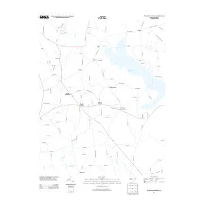 2013 Map of Stancils Chapel, 2013 Print
