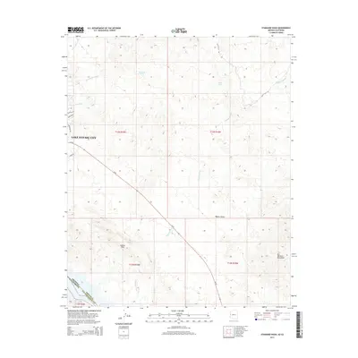 2014 Map of Standard Wash, 2014 Print
