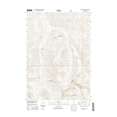 2013 Map of Standhope Peak, 2013 Print