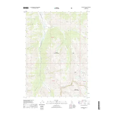 2020 Map of Standhope Peak, 2020 Print