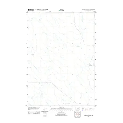 2012 Map of Standing Butte SW, 2012 Print