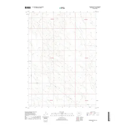2017 Map of Standing Butte SW, 2017 Print