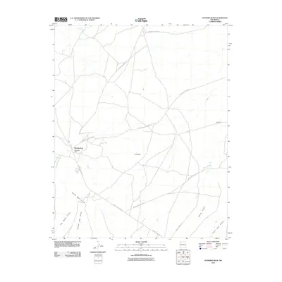 2010 Map of Standing Rock, 2010 Print