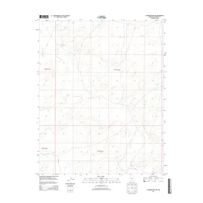 2013 Map of Standing Rock NW, 2013 Print