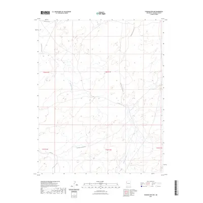 2023 Map of Standing Rock NW, 2023 Print