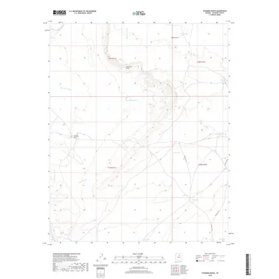 2018 Map of Standing Rocks, 2018 Print