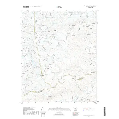 2020 Map of Standingstone Mountain, 2020 Print